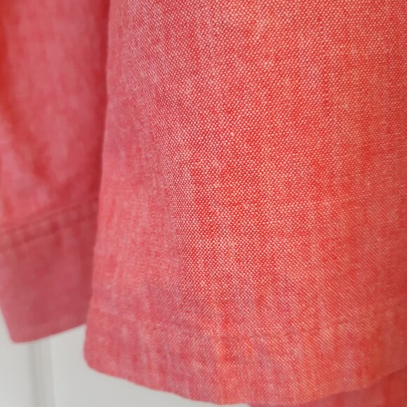 Tailor Made Salmon SZ L Women's Long Sleeve Button Up Shirt - Picture 7 of 10